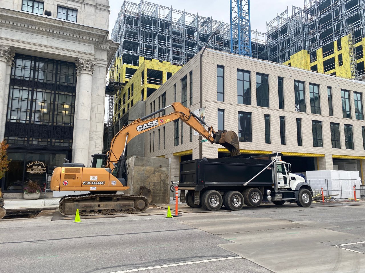 Underground utility work